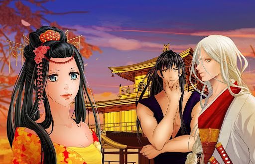 Romance manhwa My Dear Cold-Blooded King mysterious couple